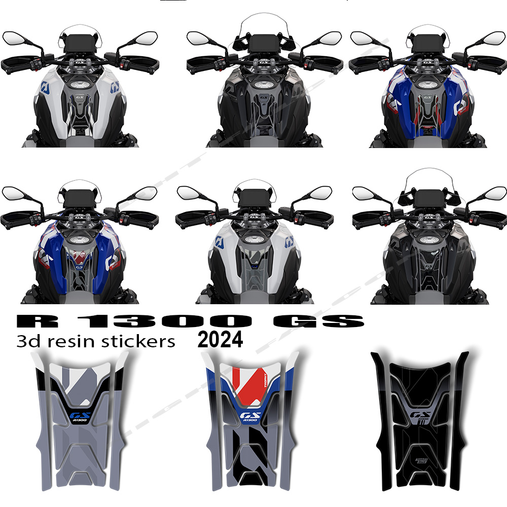 For BMW R 1300 GS Triple Black - Resin Art Sticker ulasan dan harga