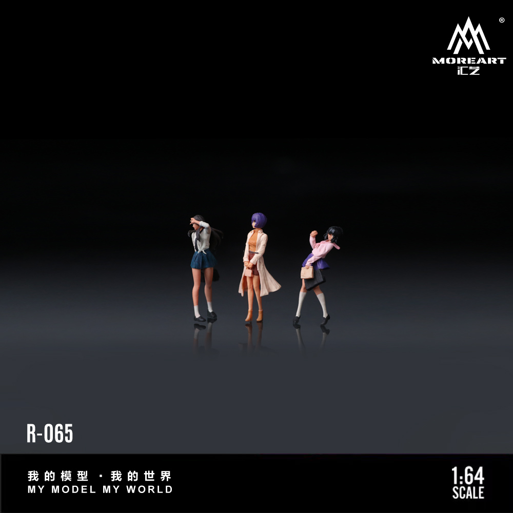 More Art 1:64 Dynamic Girl Dol - Resin Art Set ulasan dan harga