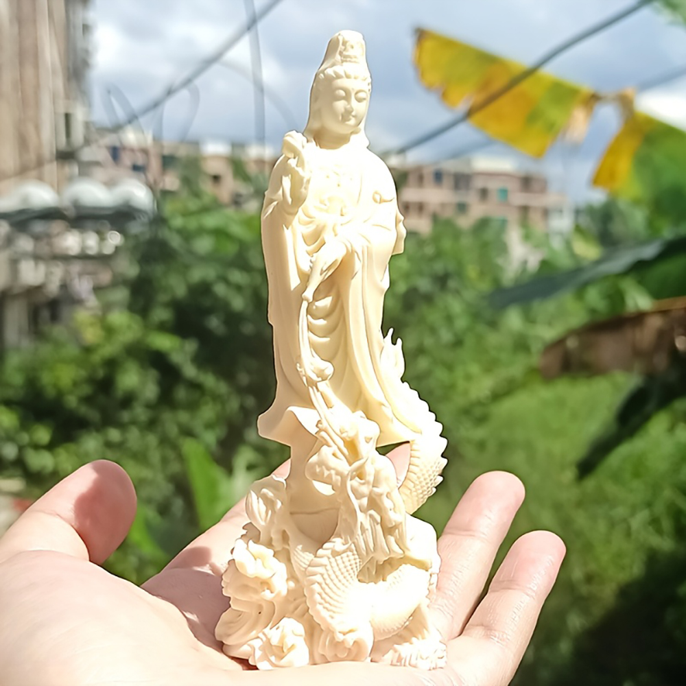 Resin Guanyin Buddha Statue Ch - Resin Art Aesthetic ulasan dan harga