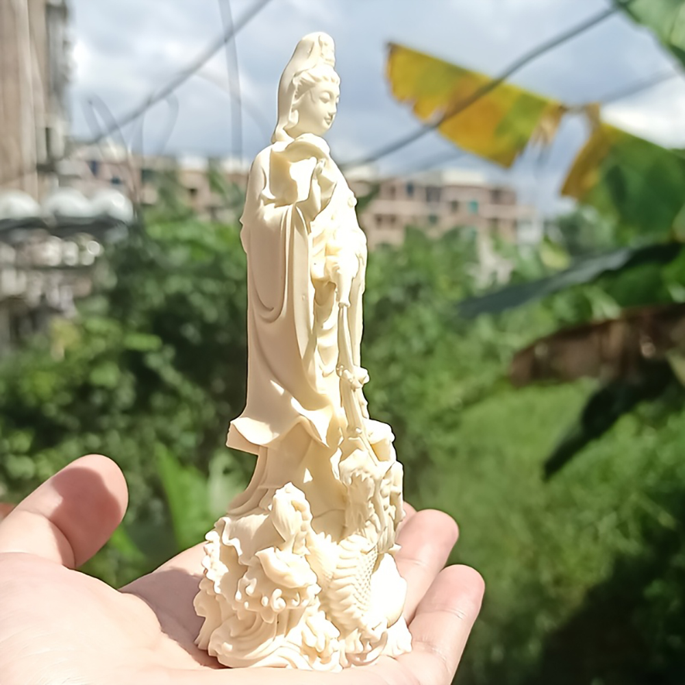 Resin Guanyin Buddha Statue Ch - Resin Art Aesthetic ulasan dan harga