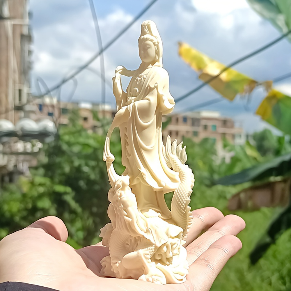 Resin Guanyin Buddha Statue Ch - Resin Art Aesthetic ulasan dan harga