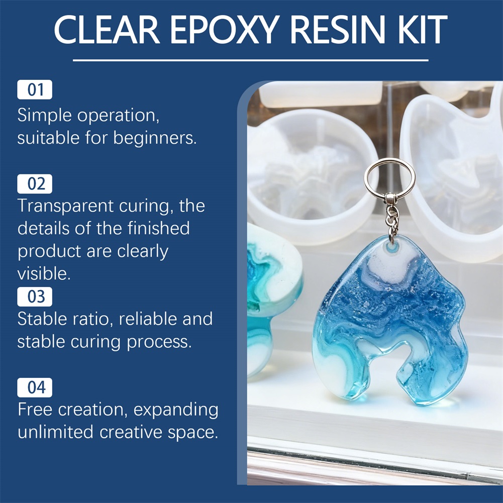 DIY Crystals Clear Epoxys Resi - Resin Art Ratio ulasan dan harga