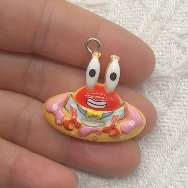 10pcs cartoon resin pendant, D - Resin Art Jewelry Kit ulasan dan harga