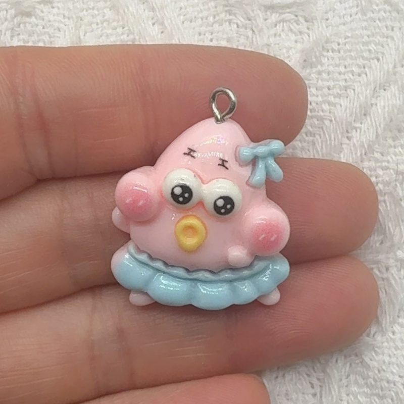 10pcs cartoon resin pendant, D - Resin Art Jewelry Kit ulasan dan harga