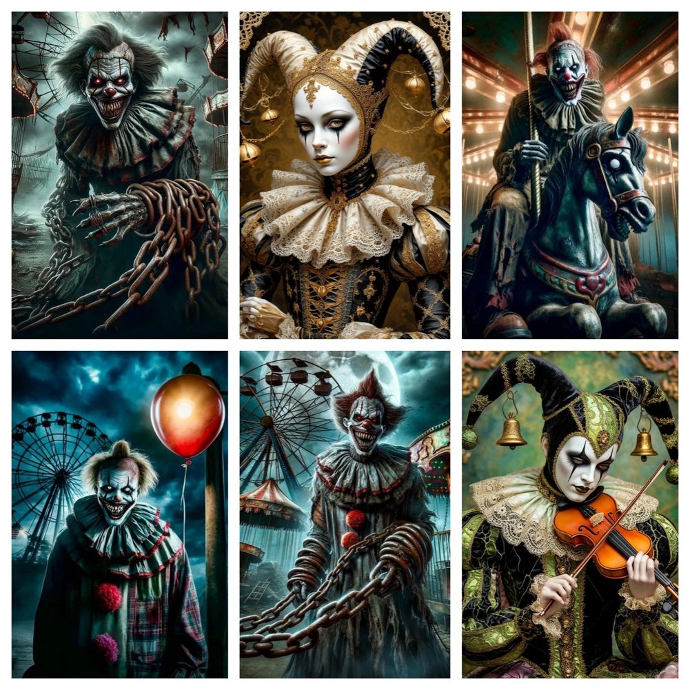 Jester Art Diamond Painting Ki - Resin Art Aesthetic ulasan dan harga