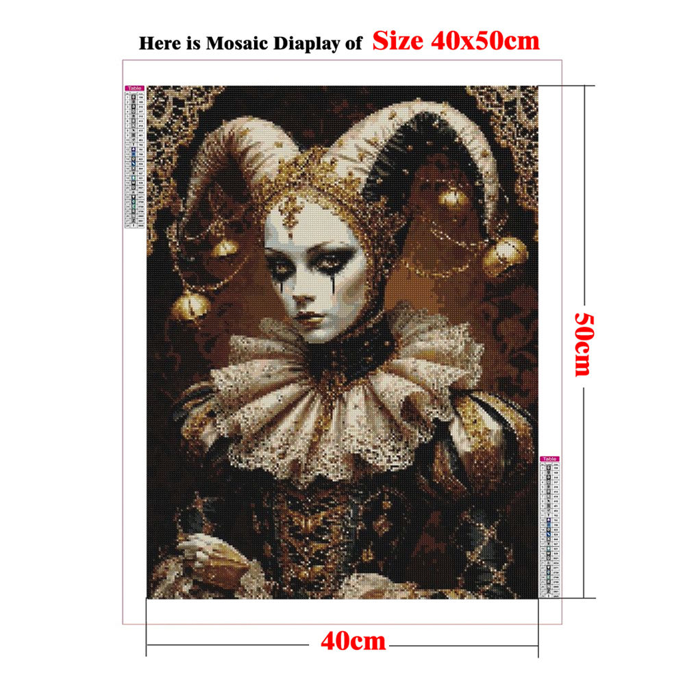 Jester Art Diamond Painting Ki - Resin Art Aesthetic ulasan dan harga