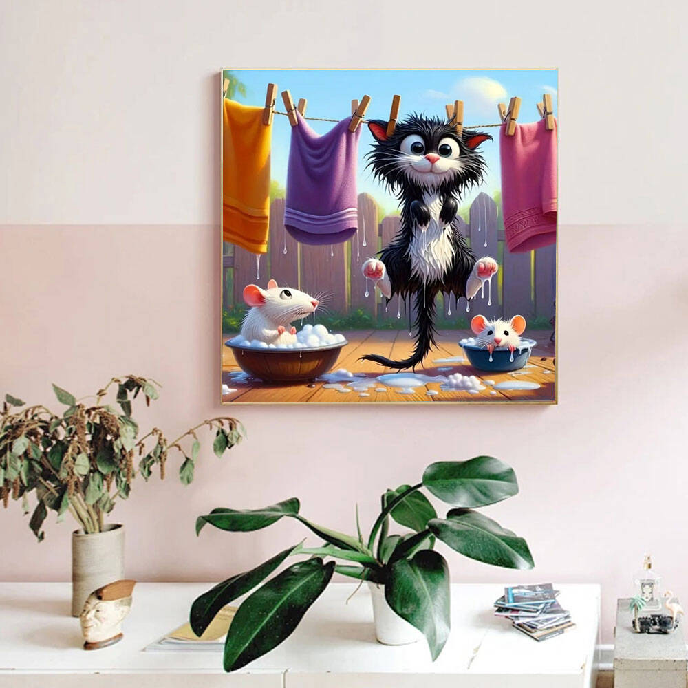 Huacan Animal 5D Diamond Paint - Resin Art And Design ulasan dan harga