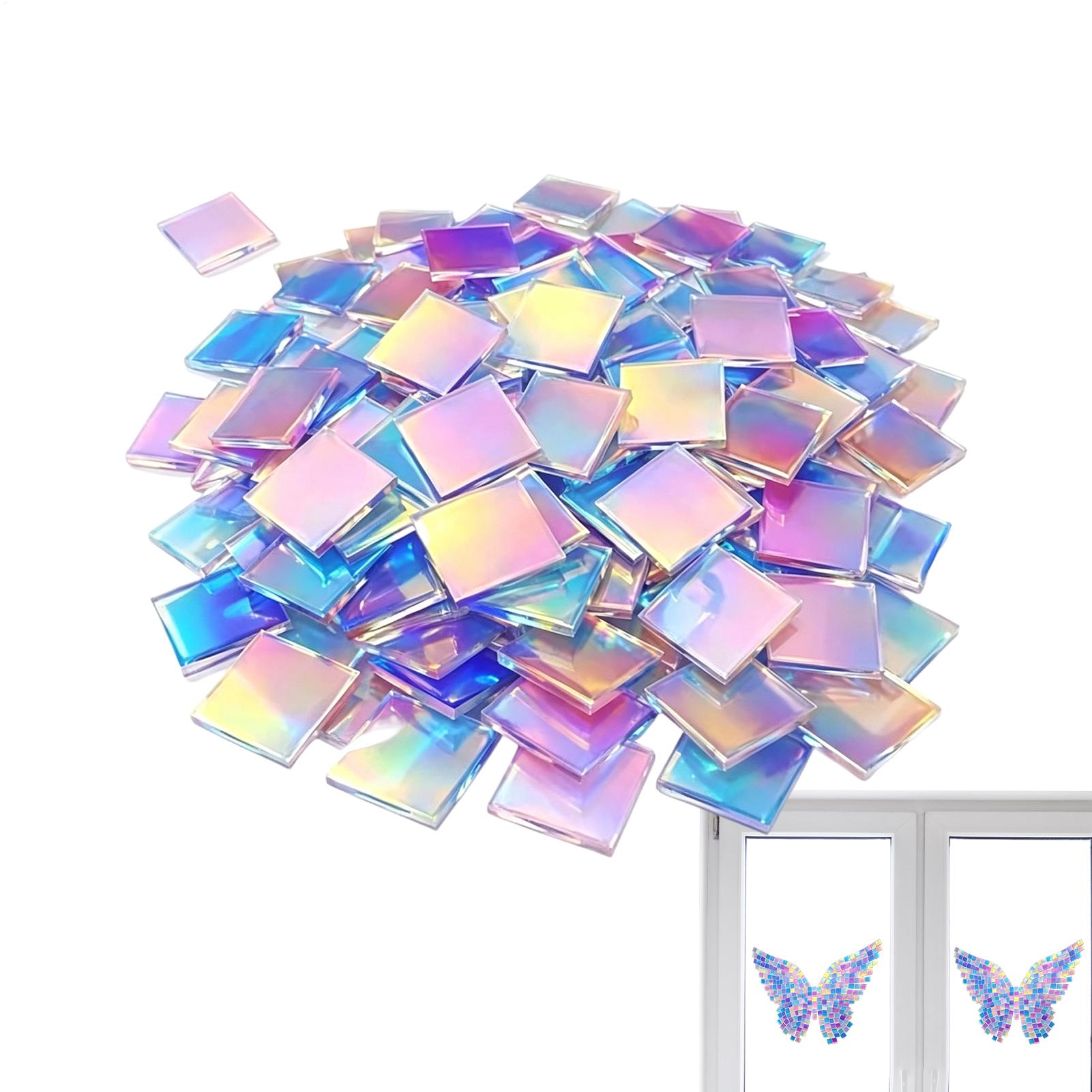 Holographic Acrylic Squares 10 - Resin Art Acrylic ulasan dan harga