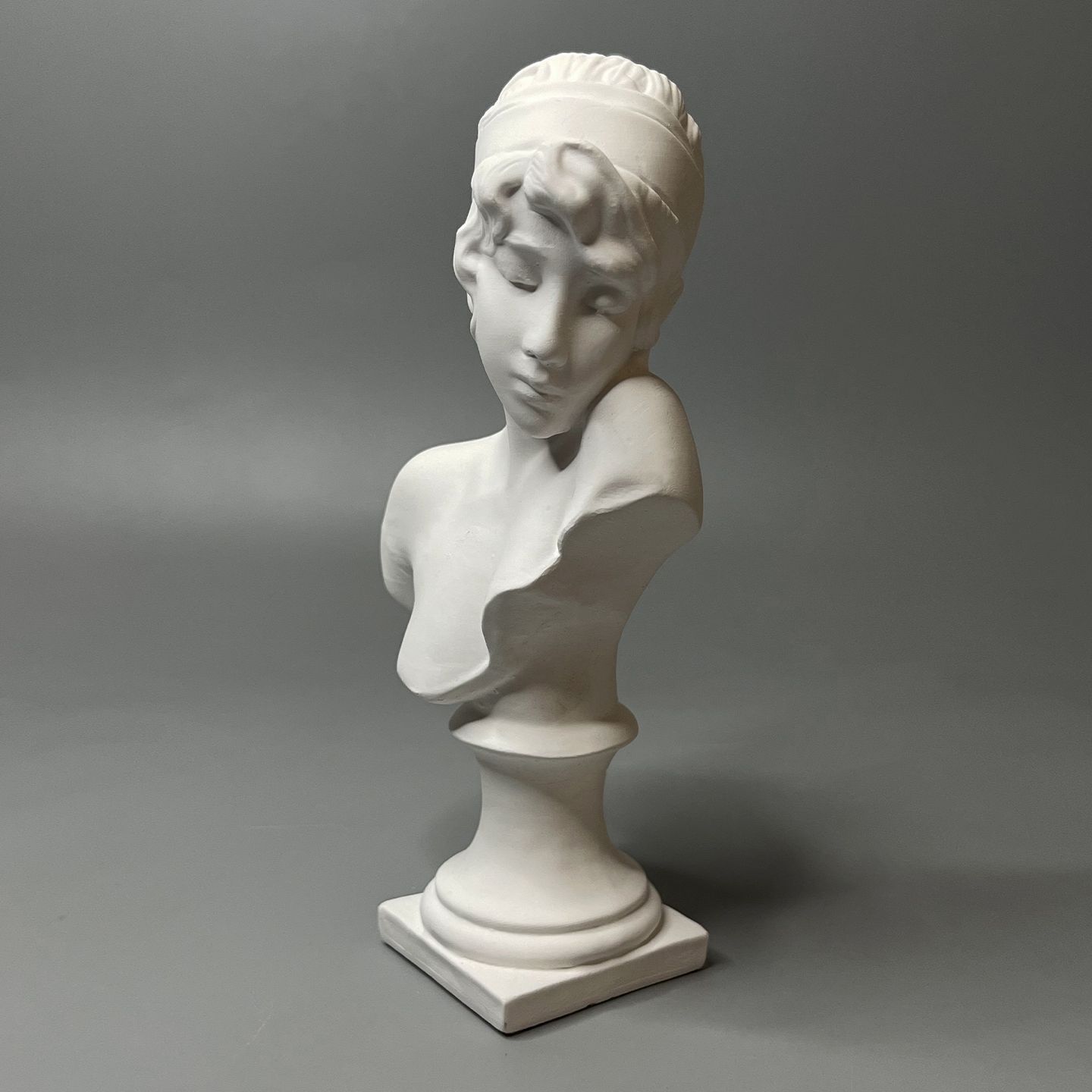 Greek Sappho Bust Statue Resin - Resin Art Aesthetic ulasan dan harga
