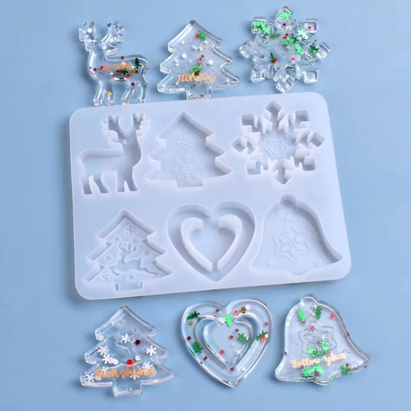 Christmas Mold DIY Resin Cryst - Resin Art Jewellery ulasan dan harga
