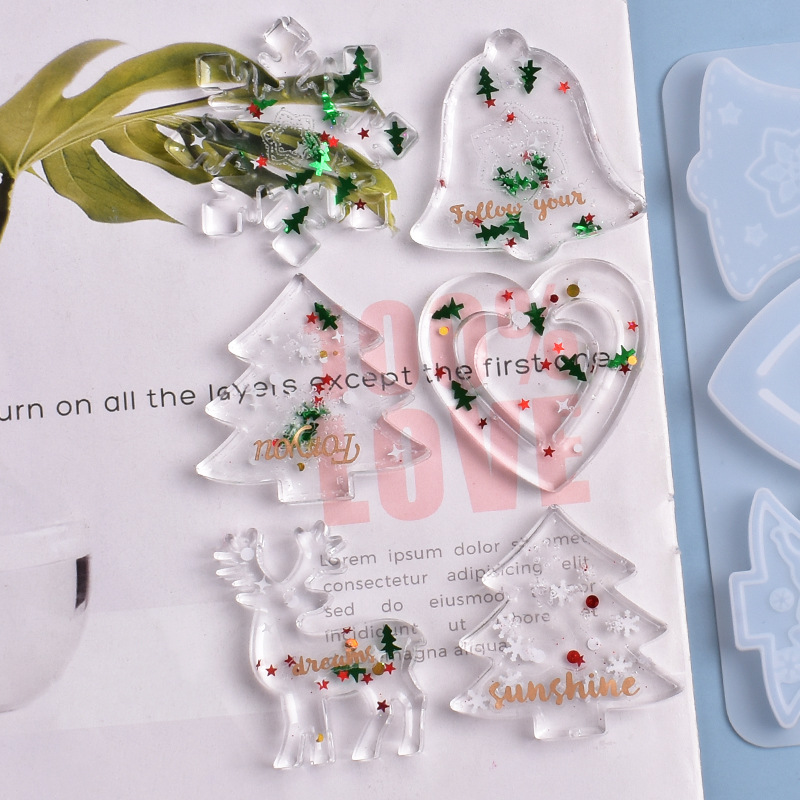 Christmas Mold DIY Resin Cryst - Resin Art Jewellery ulasan dan harga